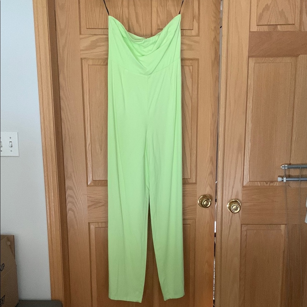 NWT Forever 21 like green jumpsuit